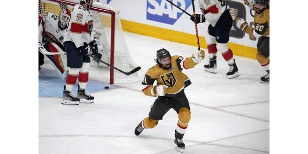 Florida Panthers målvakt Sergei Bobrovskys uppmuntrande ord till sina lagkamrater